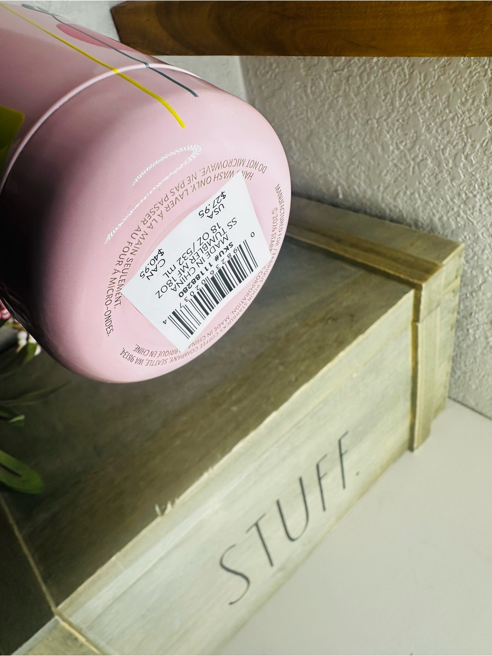 🆕 Miffy x Starbucks Pink Stainless Steel Tumbler - Red Lid - Picture 4 of 4
